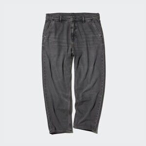 Uniqlo Relaxed Ankle Jeans Gray – Size XL